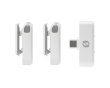 Wireless Micro USB-C Mikrofonsystem - Weiß