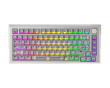 A75Ultra - 75% Magnetische ANSI-Tastatur [QIAN] - Silberweiß
