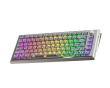 A75Ultra - 75% Magnetische ANSI-Tastatur [QIAN] - Silberweiß