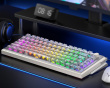 A75Ultra - 75% Magnetische ANSI-Tastatur [QIAN] - Silberweiß