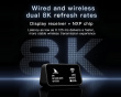 M6 Ultra Kabellose Gaming-Maus - Carbonfaser - Schwarz