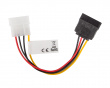 Molex (Stecker) zu SATA (Buchse) Kabel 15cm