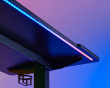 Heavy Duty RGB Gaming Schreibtisch 136 x 60 cm - Schwarz (DEMO)