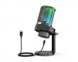 AMPLIGAME A8 USB Gaming Mikrofon RGB (PC/PS4/PS5) - Schwarz (DEMO)