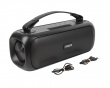 Wireless LED Speaker 2x 4 W - Bluetooth Boombox Schwarz (DEMO)