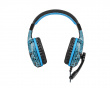Hellcat Stereo Gaming-Headset Blau-LED - Schwarz/Blau (DEMO)