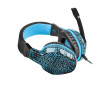 Hellcat Stereo Gaming-Headset Blau-LED - Schwarz/Blau (DEMO)