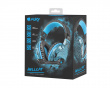 Hellcat Stereo Gaming-Headset Blau-LED - Schwarz/Blau (DEMO)