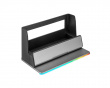 Universal Device Organizer with RGB Desk - Schreibutensilienfach, Grau (DEMO)