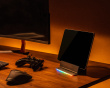 Universal Device Organizer with RGB Desk - Schreibutensilienfach, Grau (DEMO)