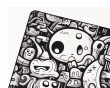 Rizz - Gaming-Mousepad - SQ - Soft - Doodles - NachoCustomz Edition (DEMO)