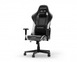 PRINCE Gaming Stuhl Schwarz & Weiß PVC Leder L (DEMO)
