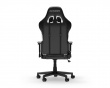 PRINCE Gaming Stuhl Schwarz & Weiß PVC Leder L (DEMO)