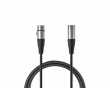 XLR Kabel - 3pin - 1.8 Meter - Schwarz (DEMO)
