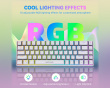 AmpliGame GK1W ANSI Gaming Tastatur - Weiß (DEMO)