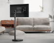 Bodenständer mit verstellbarem Arm für TV - Schwarz (DEMO)