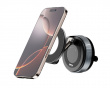 Vakuum Telefonhalter mit magnetischem Ring - Schwarz (DEMO)