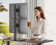 Vertikaler Monitorständer für 2 Monitore 17