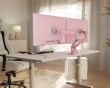 990Alzare Neo Duo Monitorständer - Pink (DEMO)
