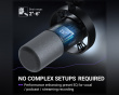 AmpliTank K688 USB/XLR Dynamisches Mikrofon - Schwarz (DEMO)