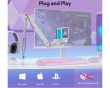 DGM20S - USB RGB Gamingmikrofon-Kit - Weiß (DEMO)