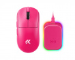 A7 V2 Ultra Plus Drahtlose Maus - Rose Red (DEMO)