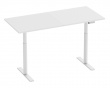 Premium Schreibtisch Elektrisch Höhenverstellbar 1600x700mm - Weiß
