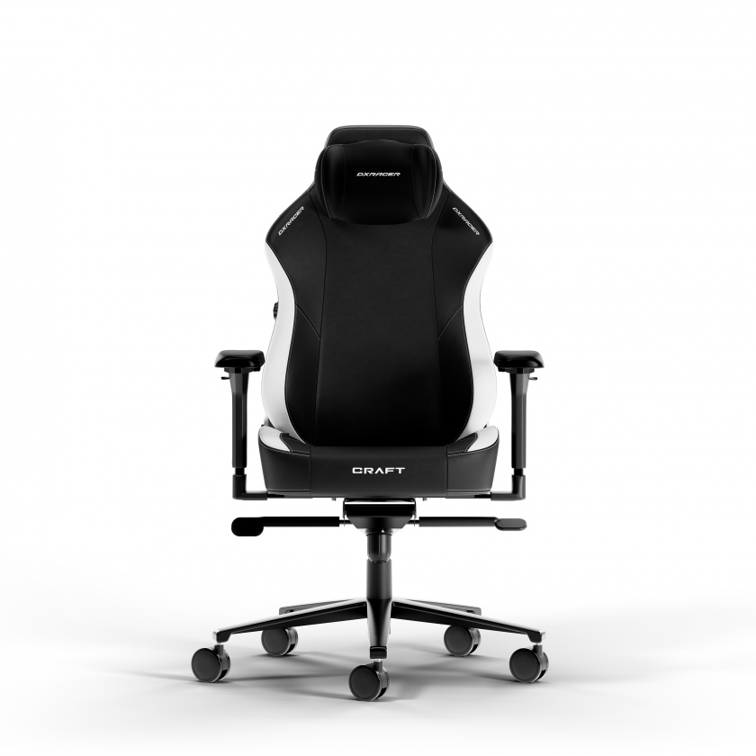 DXRacer CRAFT L Schwarz & Weiß EPU Leder