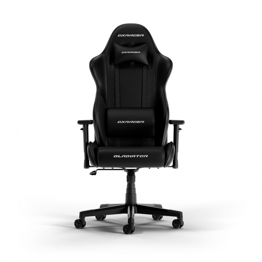 DXRacer GLADIATOR L Schwarz PVC Leder