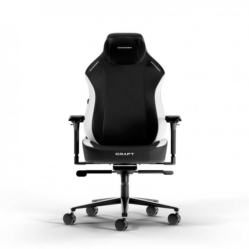 DXRacer CRAFT XL Schwarz & Weiß EPU Leder