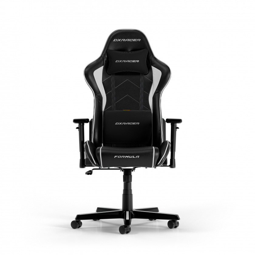 DXRacer FORMULA XL Schwarz & Weiß PVC Leder