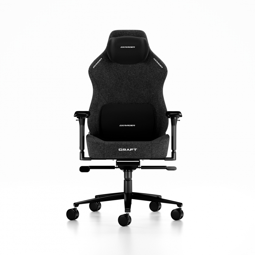 DXRacer CRAFT Gaming Stuhl Schwarz Stoff XL