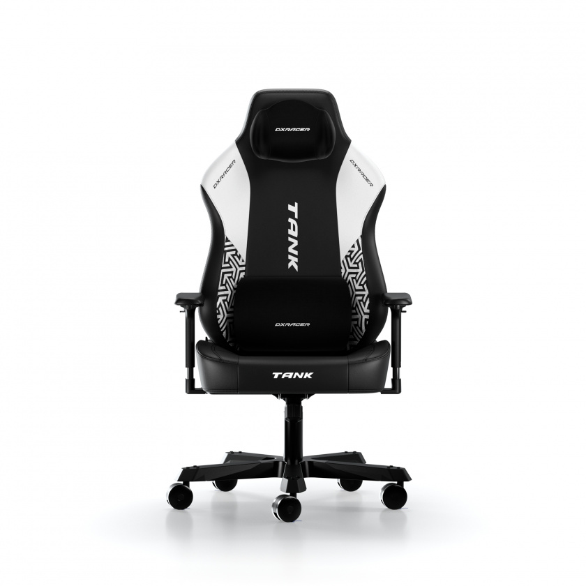 DXRacer TANK XXL Schwarz & Weiß Armour EPU Leder