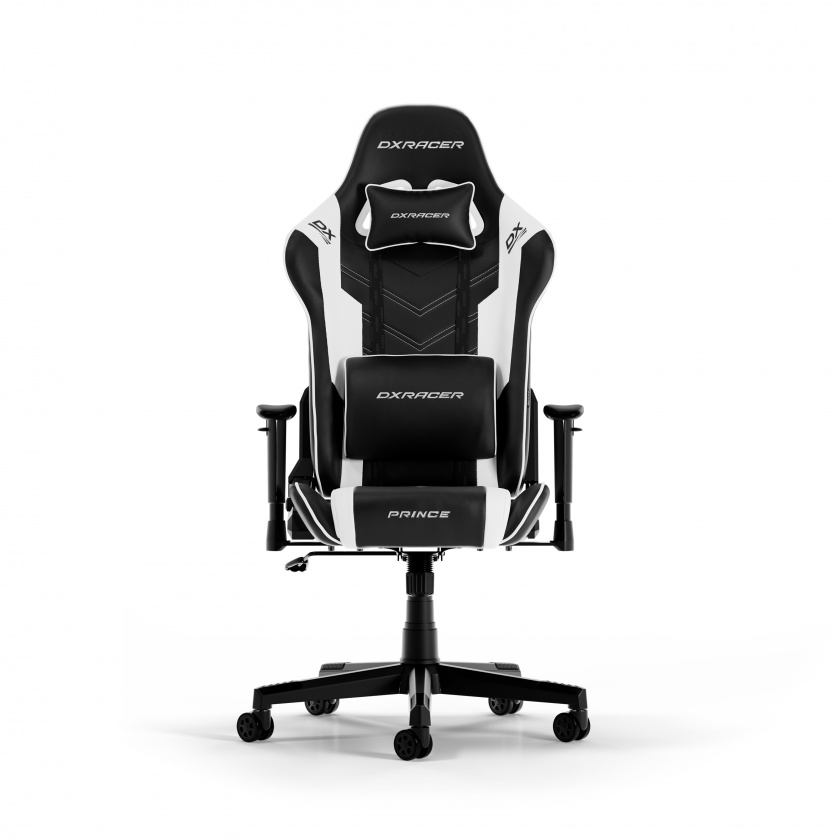 DXRacer PRINCE L Schwarz & Weiß PVC Leder