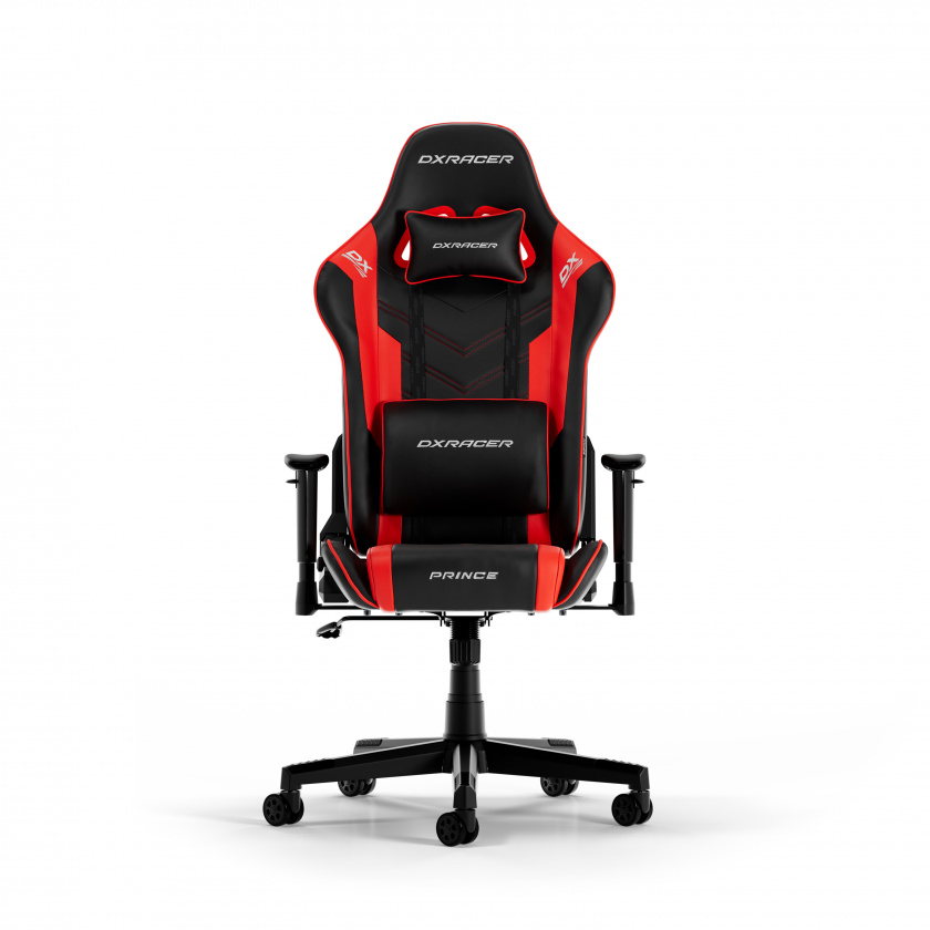 DXRacer PRINCE L Schwarz & Rot PVC Leder